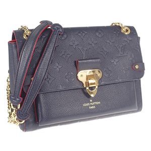 Louis Vuitton Vavin PM Shoulder Bag Emplant Marine Rouge Gold Hardware